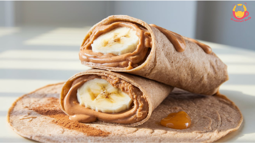 Banana and Peanut Butter Wrap: A Quick and Nutritious Breakfast Idea for Kids Before School