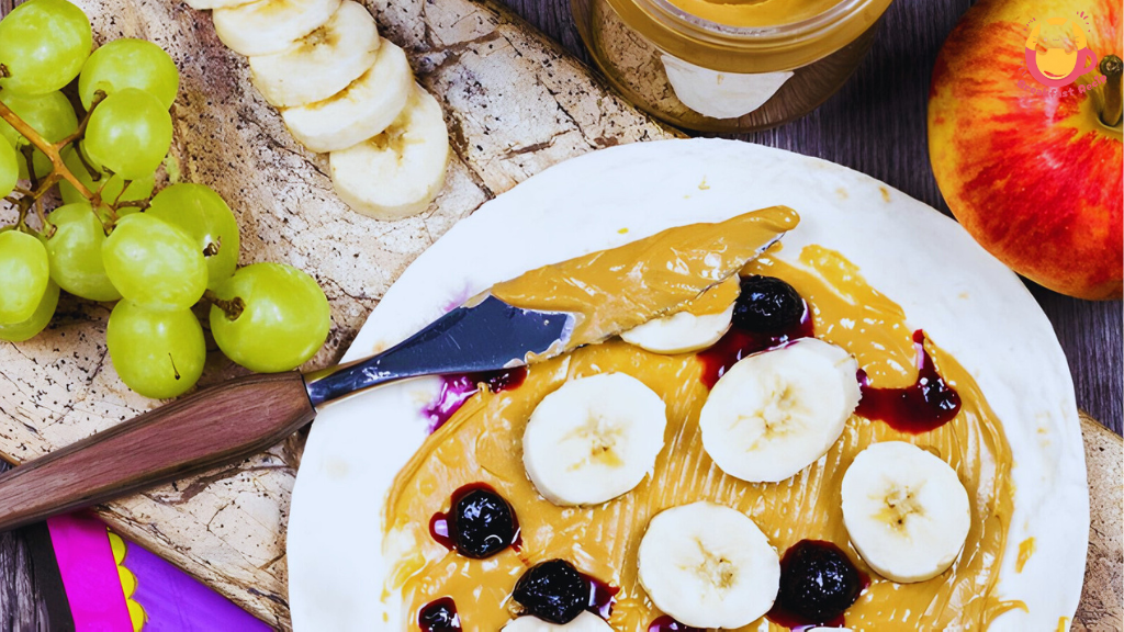 Banana and Peanut Butter Wrap: A Quick and Healthy Breakfast Idea for Kids Before School